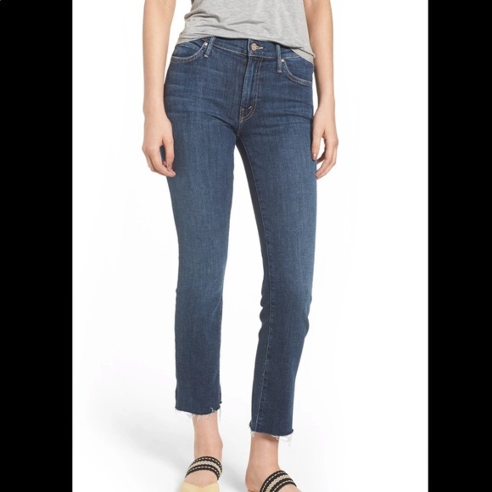 Mother Rascal Ankle Snippet Jeans - image 1